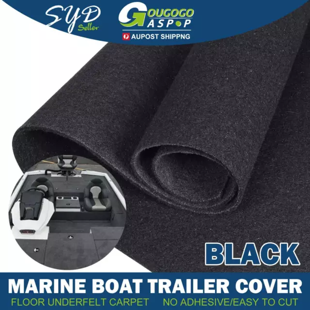 3Mx2M Marine Carpet Boat Felt Deck Areas Floor Rug Boot Acoustic Lining Anti-rub