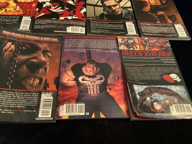 Punisher Max by Garth Ennis Vol 2-6 + 2 Marvel TPB 2018 See Desc. VG 21