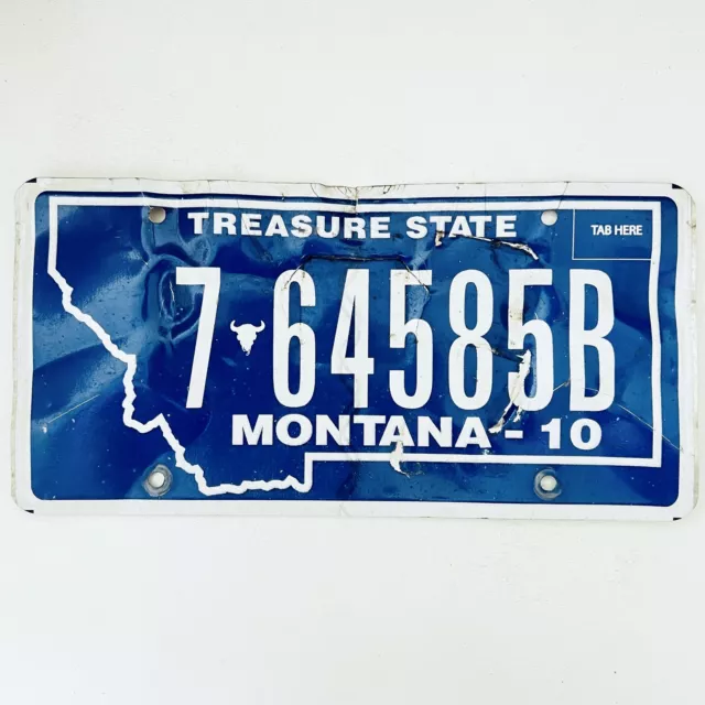United States Montana Flathead County Passenger License Plate 7 64585B
