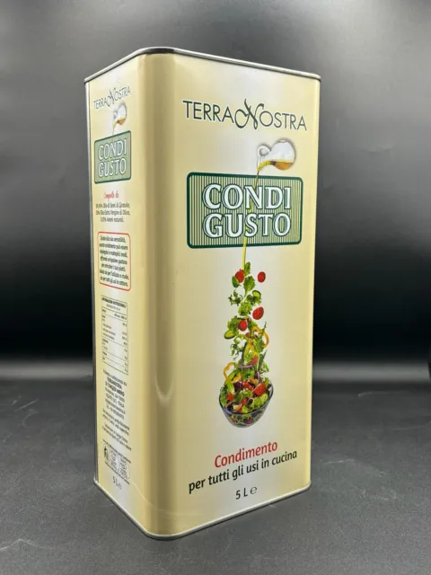 Condimento A Base Di Olio Extravergine D'oliva-Aromi Naturali-Oli Vegetali-5 Lt