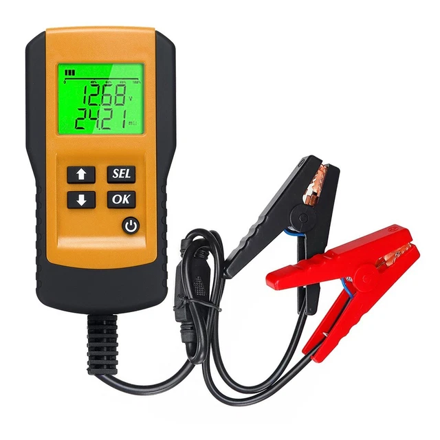 CCA 12V LCD Car Battery Analyzer Diagnostic Tools Motorcycle Battery Detector