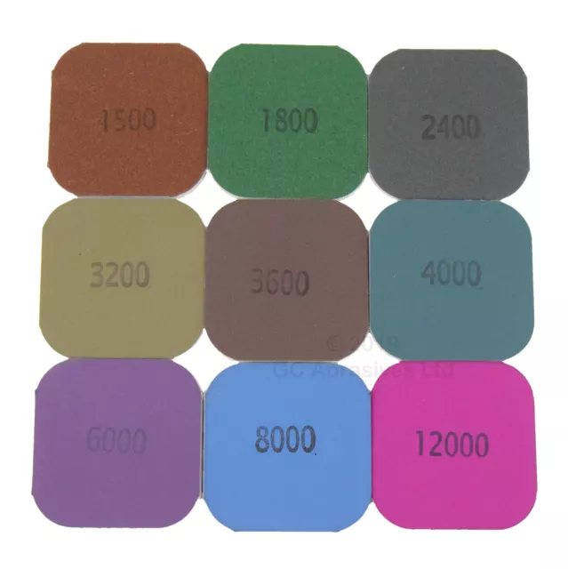 Micro-Mesh Abrasive Polishing Pads | 2"x2" Regular | 9 Grades to choose from