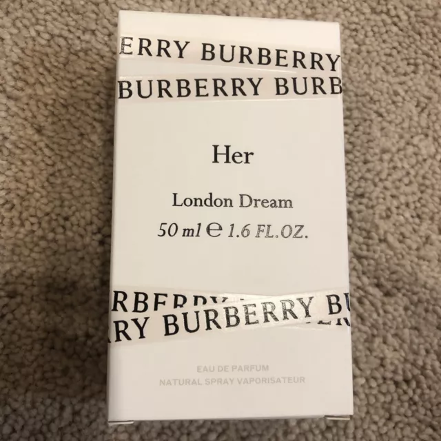 BURBERRY HER LONDON DREAM EAU DE PARFUM SPRAY FOR WOMEN 1.6 Oz / 50ml New