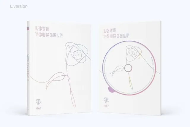BTS 5th Mini Album [LOVE YOURSELF 承 Her] Random Ver. CD+Book+Card+Sticker+M.Book 2