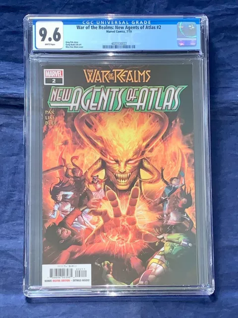 War of the Realms New Agents of Atlas #2 CGC 9.6 - 1st appearance Sword Master