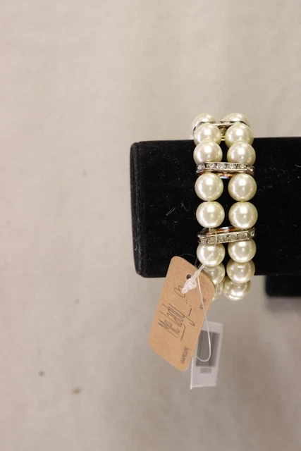 ⭐ MeLady Armband für Damen neu mit Etikett creme ⭐
