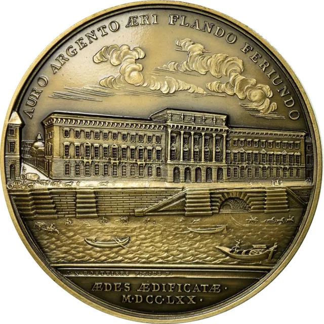 [#559947] France, Médaille, Louis XV, Hôtel des Monnaies, Paris, 1977, Rottiers, 2