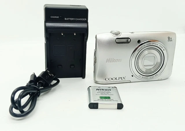Nikon COOLPIX S3600 8倍ズーム デジタルカメラ 充電器付き Amazon | Nikon デジタルカメラ COOLPIX S3600 8倍ズーム 2005万