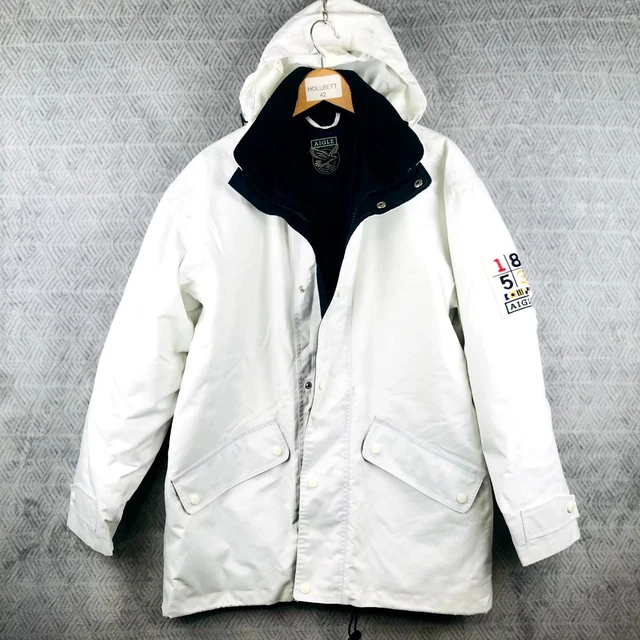 Veste Anorak L.L.Bean Vintage - Pull Coupe-vent Bleu Avec Capuche - Taille XL