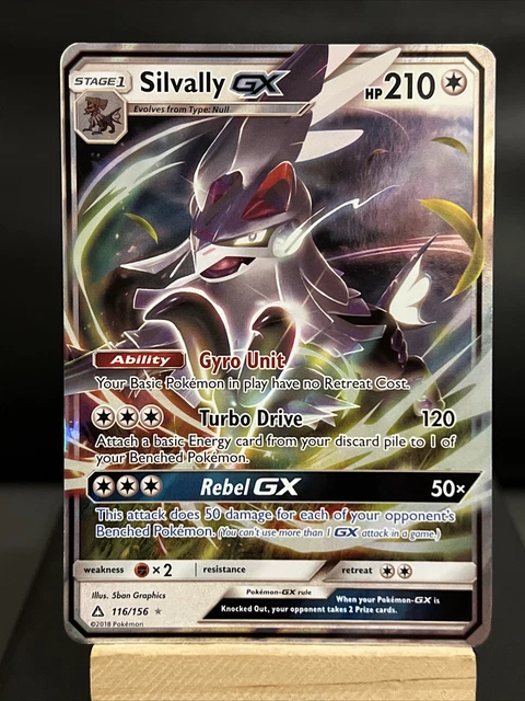 Pokemon Card Silvally GX 116/156 SM Ultra Prism Half Art Rare Near Mint