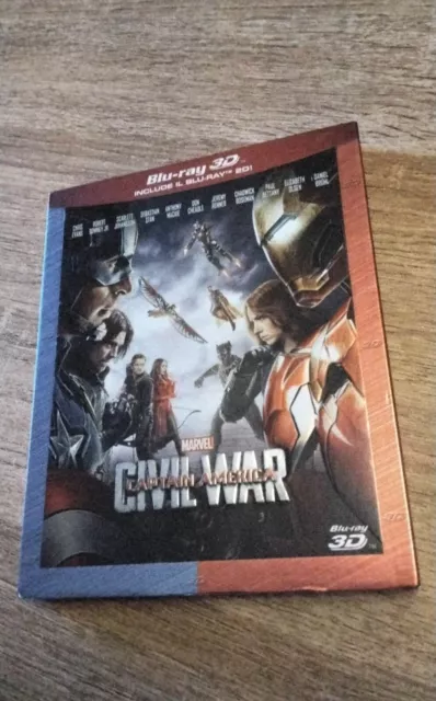 Blu Ray Sleepcase 3D + 2D  Captain America: Civil War