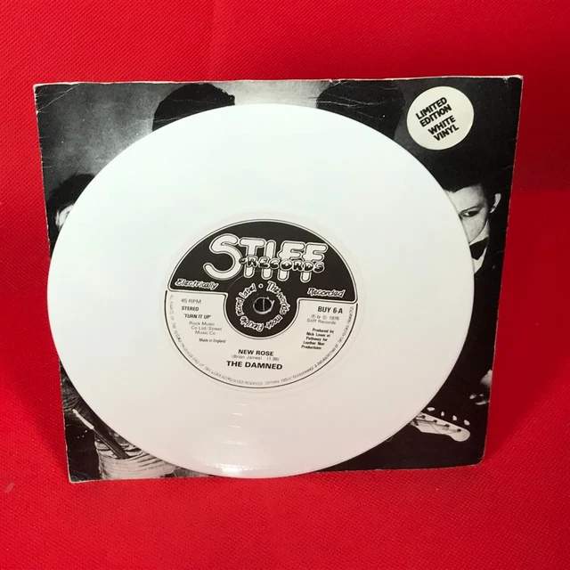 The Damned New Rose/Help UK 7\" レコード The Damned New Rose/Help UK 7