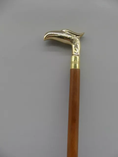Walking Stick Eagle Wooden Walking Stick Gift for Grandfather Father Wooden Cane
