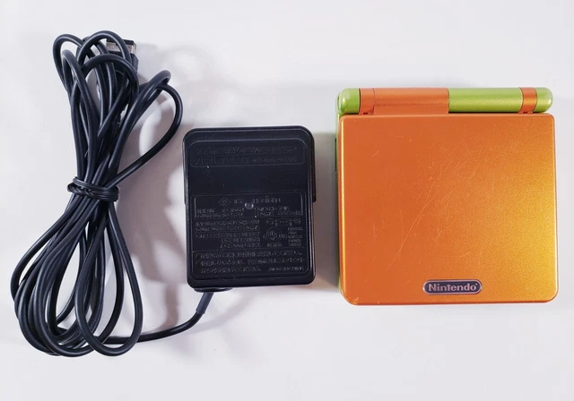 NINTENDO GAMEBOY ADVANCE SP [AGS-001] SHREK Edition Lime Green & Orange ...