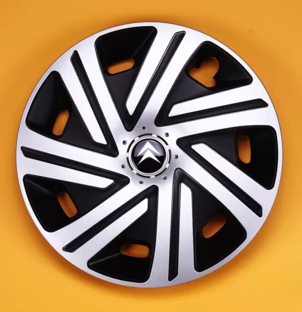 CITROEN C3,C4,C5,Picasso 4x15"  ALLOY LOOK CAR WHEEL TRIMS/COVERS 15" HUB CAPS