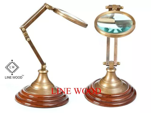 Vintage Antik Messing Marine Tischlupe Astrologen nautisches Instrument