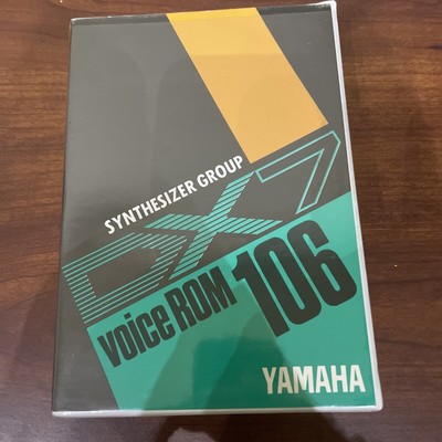 即決・送料込み】YAMAHA DX7 Voice ROM 106 SYNTHESIZER GROUP VRC-106 ...