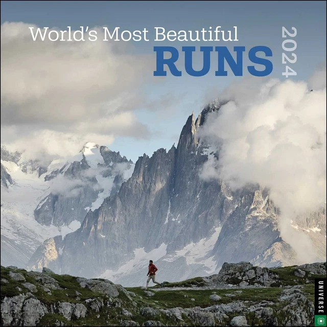 WORLDS MOST BEAUTIFUL Runs 2024 Wall Calendar Brand New343666 15.