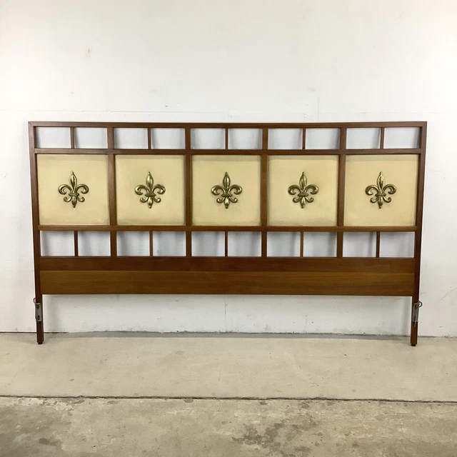 Mid-Century Headboard by Gerry Zanck for Gregori - King Size