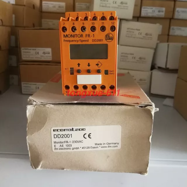 New DD2001 data speed monitor  IFM Via FedEx or DHL