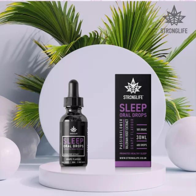 StrongLife Schlafhilfe Öltropfen helfen tief entspannend erholsame Schlafzyklen - 30ml 2