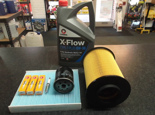 Ford Focus MK2 1.6 Petrol Service Kit 07-11 – Plugs, Air & Oil Filter (F13p)