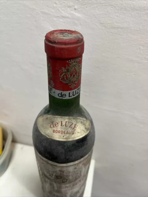 Bottiglia vino francese vintage Wine da collezione