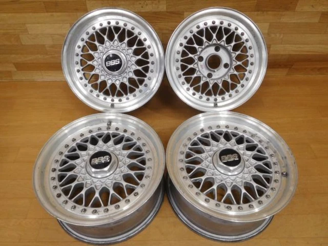 JDM Wheels BBS RS032 15 inch 6.5J+17 PCD114.3 4-hole Set of 4