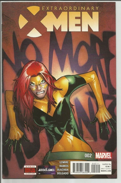 EXTRAORDINARY X-MEN (Marvel 2016) 2  Lemire Ramos OLD MAN LOGAN JEAN GREY NM