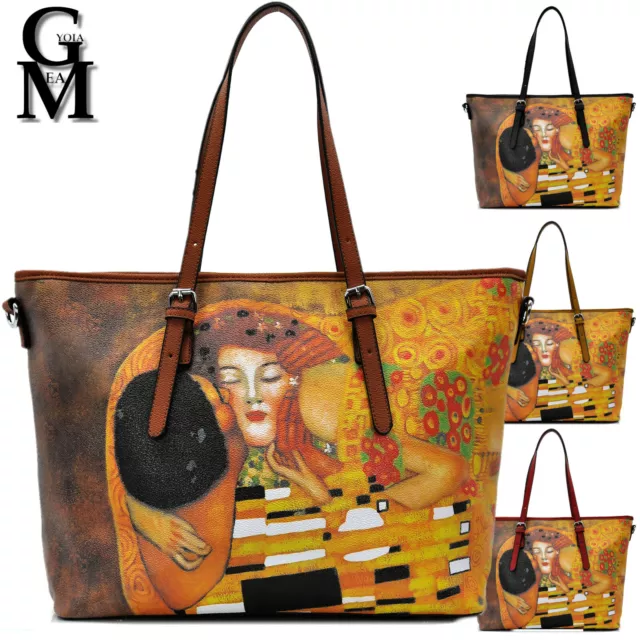 BORSA QUADRI VAN gogh fantasia dipinto Notte stellata caffe camera il bacio moda EUR 49 90 PicClick IT