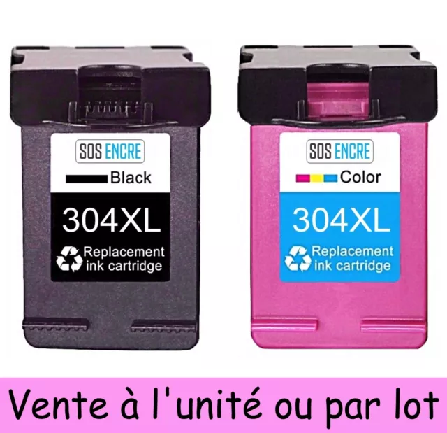SOS ENCRE - Cartouches d'encre compatibles avec HP 304 XL - Imprim. DeskJet Envy