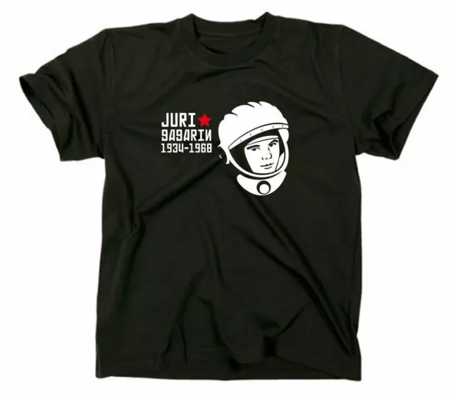 T-shirt cosmonauta Juri Gagarin Yuri astronaut CCCP DDR URSS URSS YURI sovietico 2