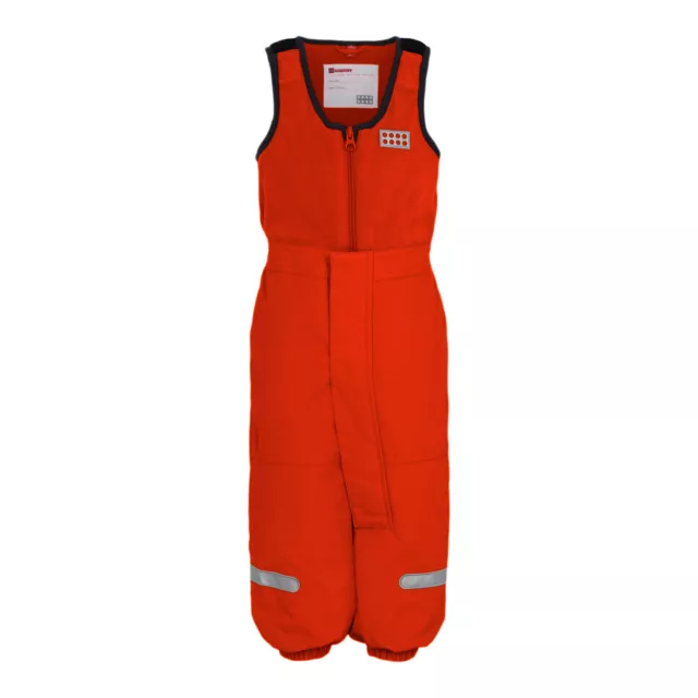 Lego Wear Ragazzi Pantaloni da Sci Lwpuelo 701 - Rosso Anti-vento Idrorepellente