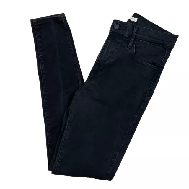 LEVIS 720 High Rise Super Skinny Black Tab Big E mens Jeans Black 28W Vintage