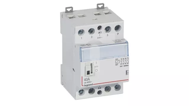 Modular contactor 40A 4Z 0R 24V AC SM340 /with manipulator/ 412518 /T2UK