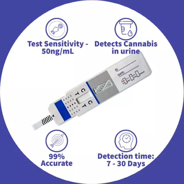 5 tests de dépistage de drogues au cannabis kit de test de marijuana urine panel domestique tests 3