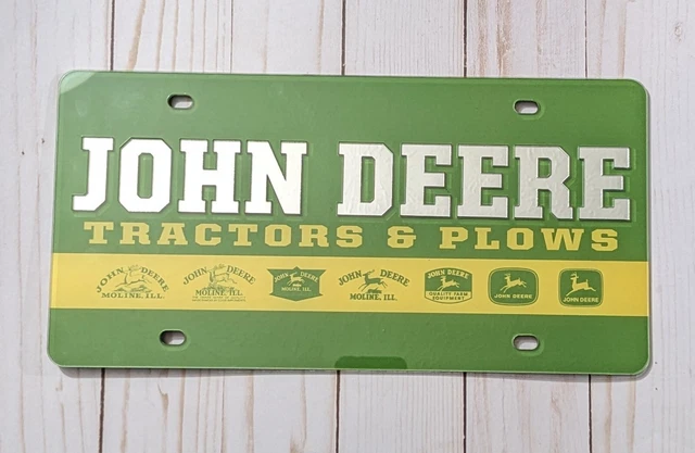 John Deere License Plate made in USA