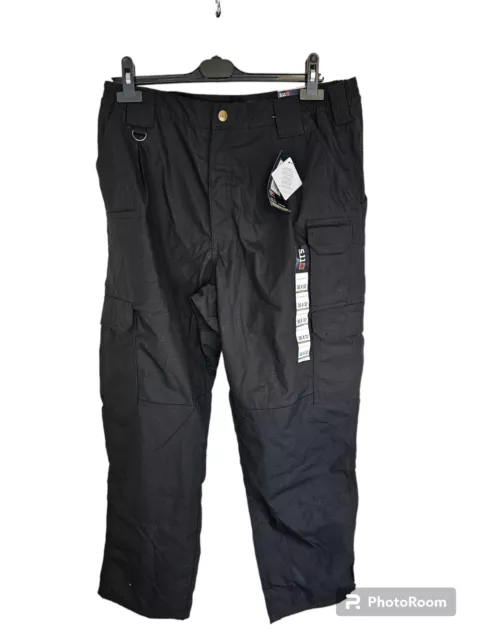 5.11 TAC LITE PRO HOSE SCHWARZ HOSE Größe W36 L32 UVP £63