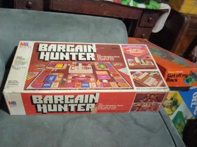 Vintage 1981 Bargain Hunter Board Game By Milton Bradley *Complete*