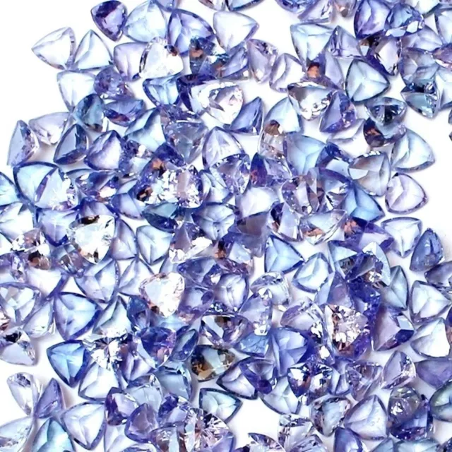 Lot en gros de pierres précieuses calibrées en vrac de tanzanite naturelle...