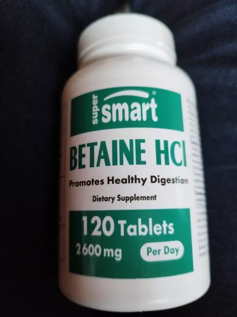 Betaine HCL Supersmart 120 tablettes