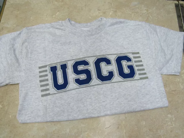 USCG US Coast Guard PT T Shirt Physical Fitness Uniform PFU Size Small NOS