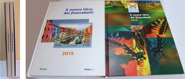 Repubblica !!! 2015 E 2016 Libri Completi Dei Francobolli Con Custodia !!! Raro