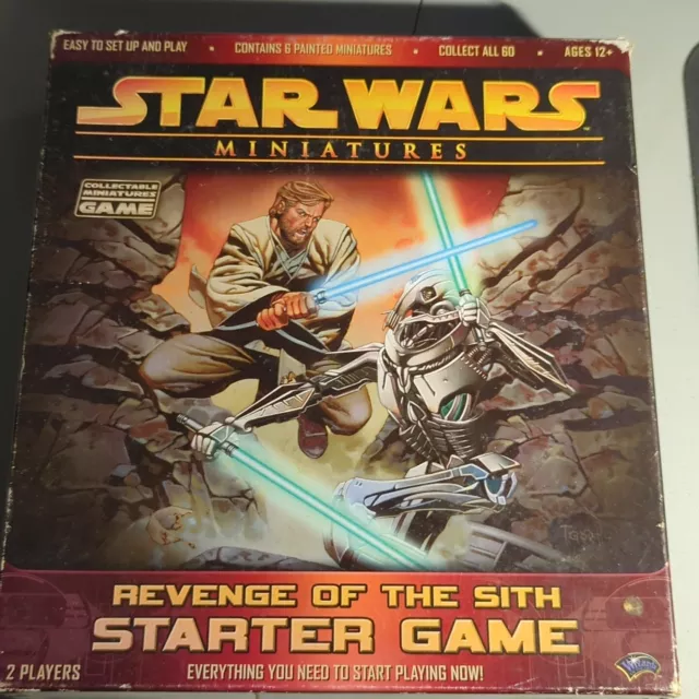 Star Wars Miniatures - Revenge of the Sith Starter Game (2005) COMPLETE