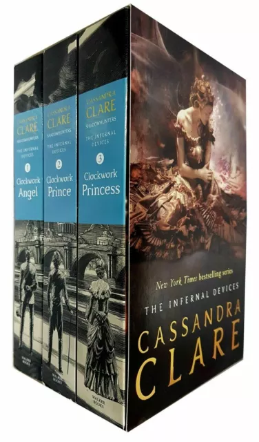 Clockwork Angel 3 Books Collection Box Set Infernal Devices Cassandra Clare UK 3