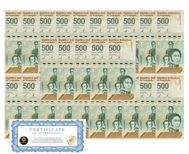 VENEZUELA 500 DIGITALES qty 1 2023 UNC 500 million VENEZUELA 500 DIGITALES qty 1 2023 UNC 500 million