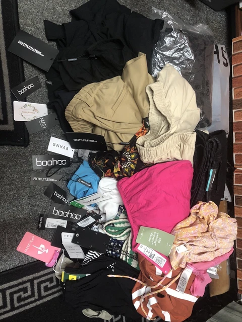 Wholesale 40pc Bundle Mixed Clothes Inc H&M,  Boohoo,  ASOS,  PLT   B