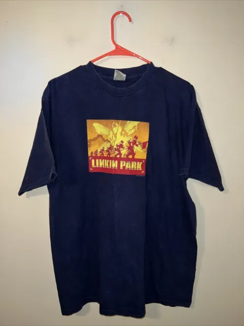 Cygnus Sportswear Vintage Linkin Park Hybrid Theory Shirt XL 2001 Y2K