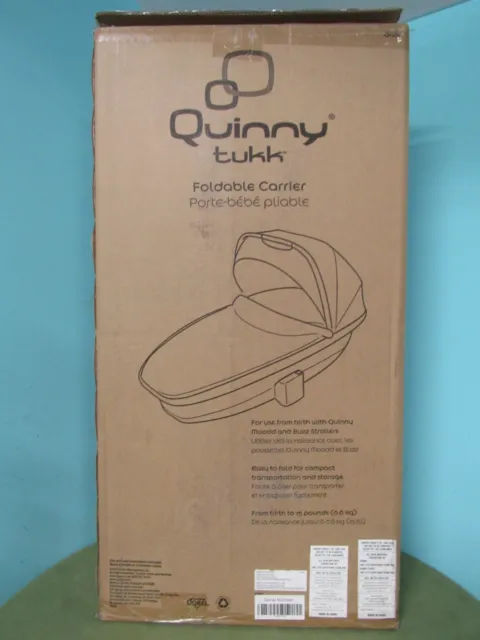 QUINNY Tukk Foldable Baby Carrier- Natural Delight - CV256BFV - BRAND NEW
