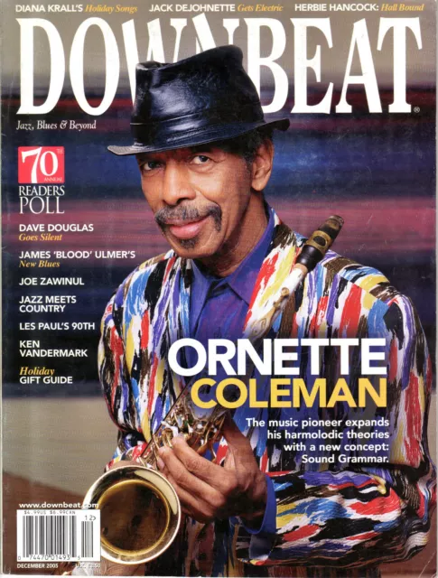 Downbeat Magazine December 2005 Ornette Coleman Joe Zawinul Jack Dejonette Jazz
